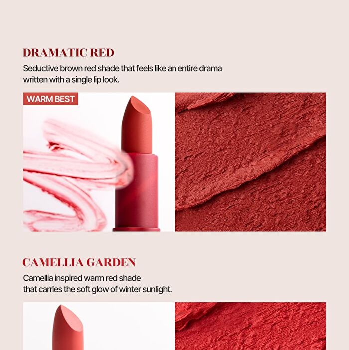 Inga Powder Blur Lipstick - 7 Colors - Mauve Lilac