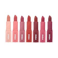Inga Powder Blur Lipstick - 7 Colors - Mauve Lilac