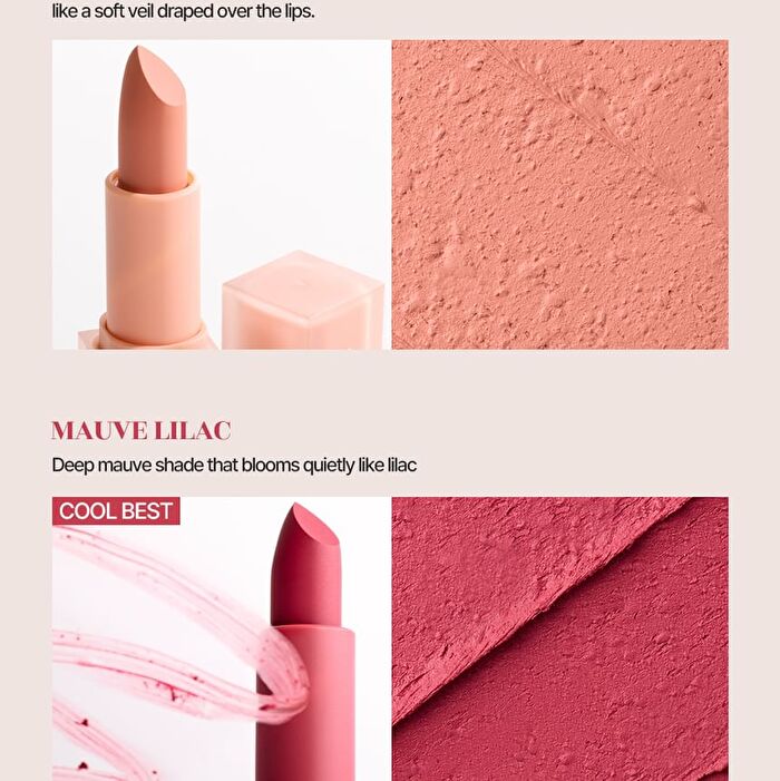 Inga Powder Blur Lipstick - 7 Colors - Dramatic Red