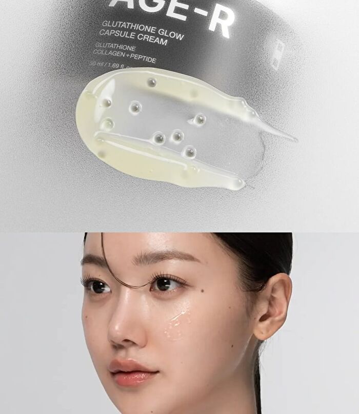 AGE-R Glutathione Glow Capsule Cream (EU/UK Packaging) - 50ml