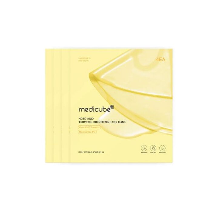 Kojic Acid Turmeric Brightening Gel Mask Set (EU/UK Packaging) - 28g x 4 sheets