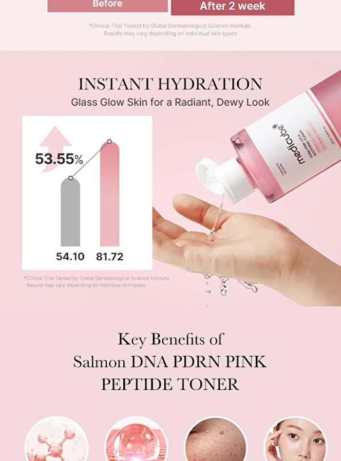PDRN Pink Cica Soothing Toner (EU/UK Packaging) - 250ml