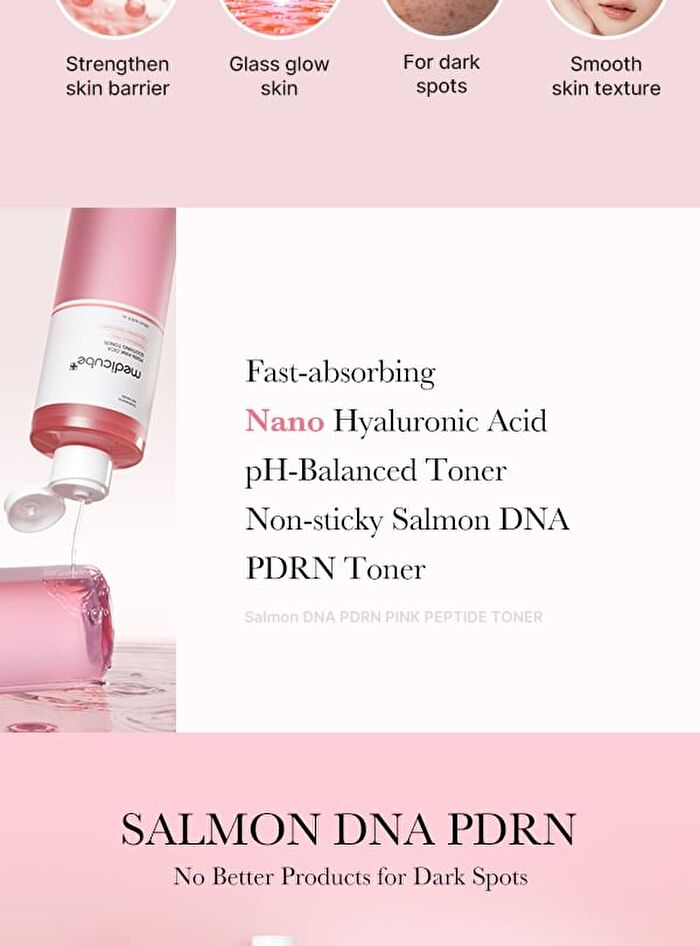 PDRN Pink Cica Soothing Toner (EU/UK Packaging) - 250ml