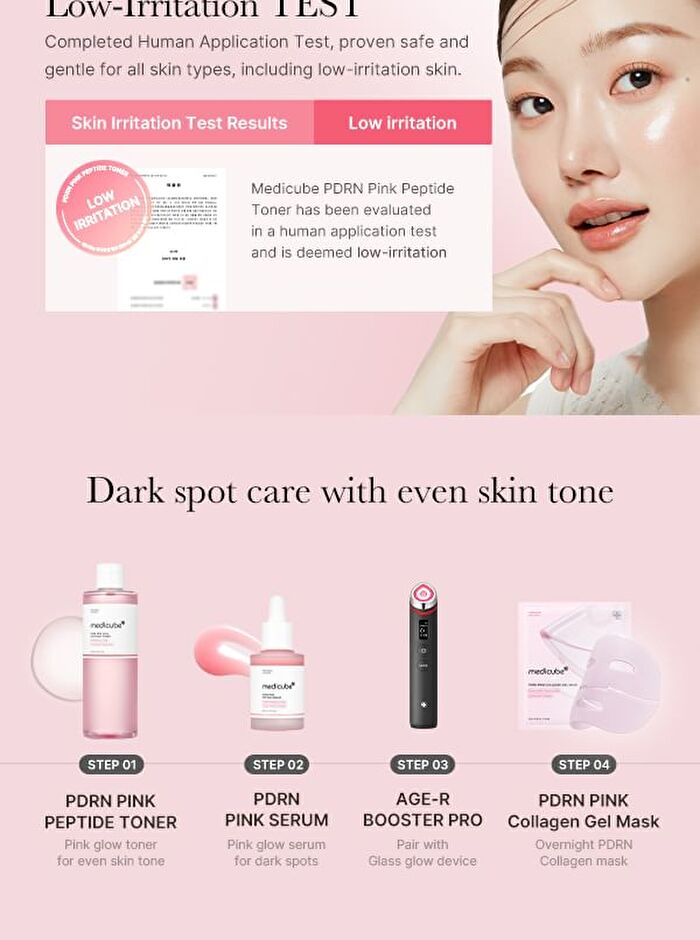 PDRN Pink Cica Soothing Toner (EU/UK Packaging) - 250ml