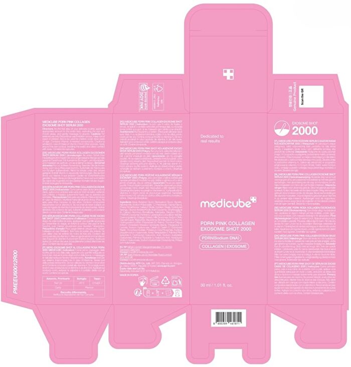 PDRN Pink Collagen Exosome Shot Serum 2000 (EU/UK Packaging) - 30ml