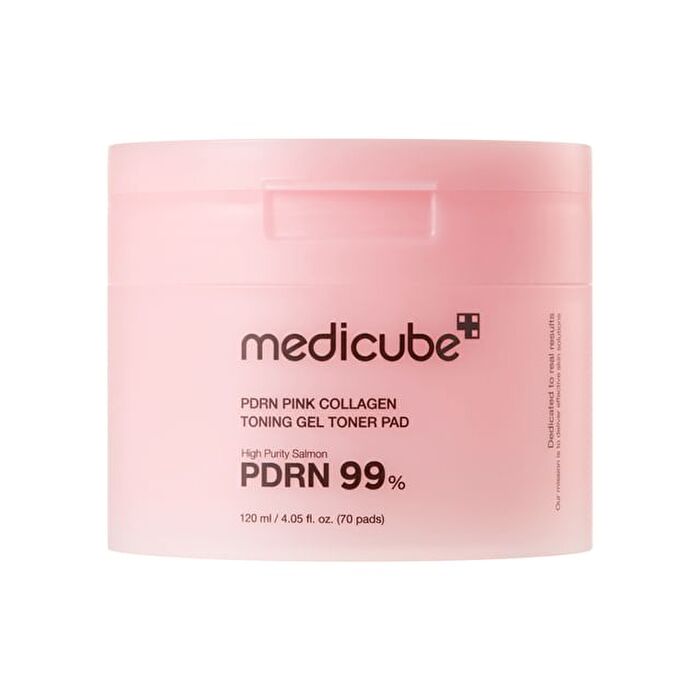 PDRN Pink Collagen Toning Gel Toner Pad (EU/UK Packaging) - 70 pads