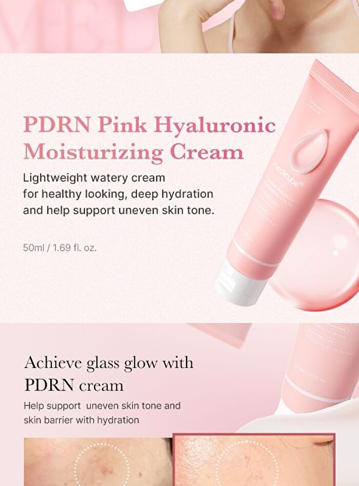 PDRN Pink Hyaluronic Moisturizing Cream (EU/UK Packaging) - 50ml
