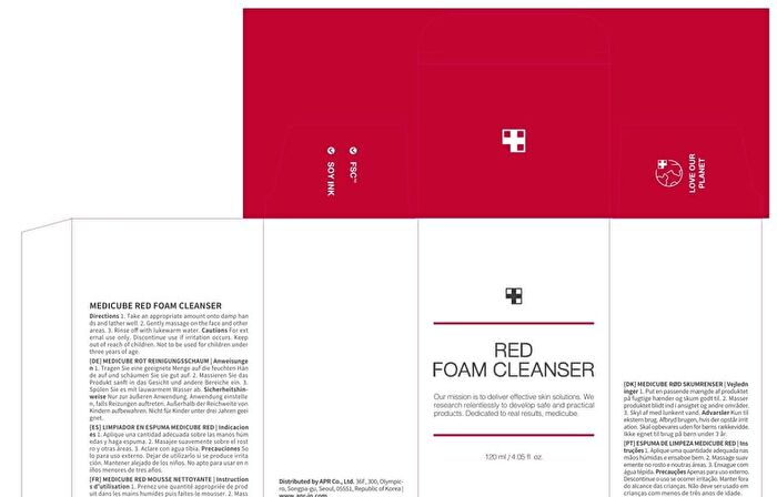 Red Foam Cleanser (EU/UK Packaging) - 120ml