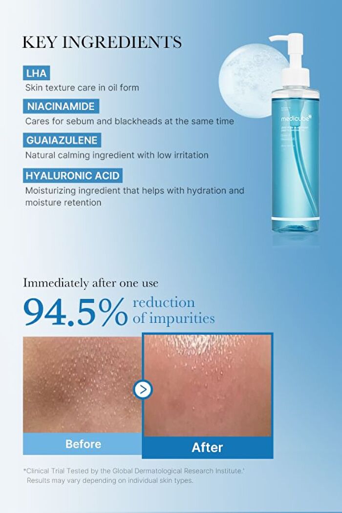 Zero Pore Blackhead Deep Cleansing Oil (EU/UK Packaging) - 205ml
