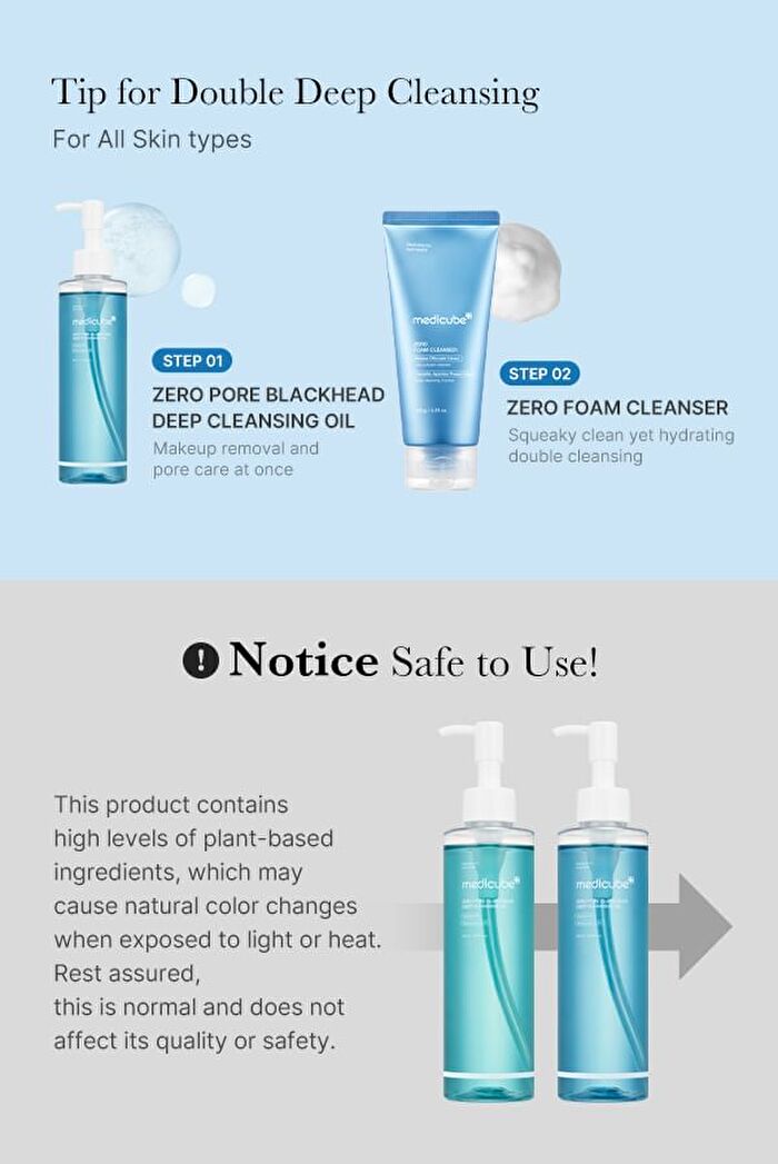 Zero Pore Blackhead Deep Cleansing Oil (EU/UK Packaging) - 205ml