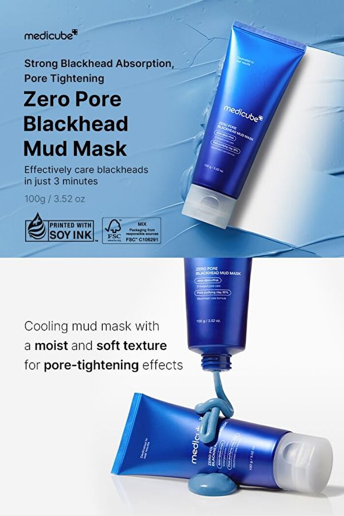 Zero Pore Blackhead Mud Mask (EU/UK Packaging) - 100g