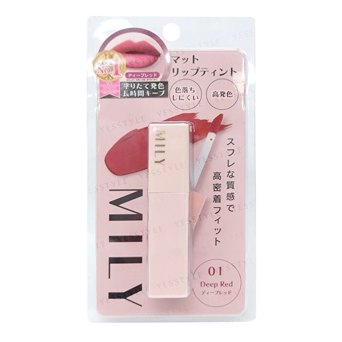 Picomonte MILY Matte Lip Tint - 01 Deep Red