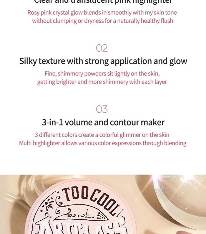 too cool for school Artclass By Rodin Highlighter - 3 Types - 2026 Version - #02 Luminous
