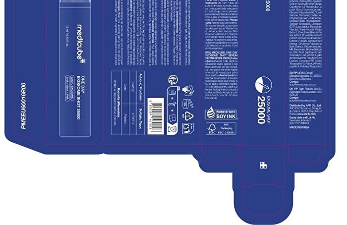 One Day Exosome Shot Pore Ampoule 25000 (EU/UK Packaging) - 13ml