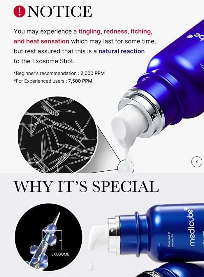 One Day Exosome Shot Pore Ampoule 25000 (EU/UK Packaging) - 13ml