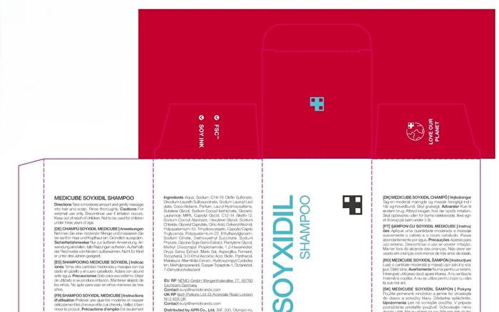 Soyxidil Shampoo (EU/UK Packaging) - 490ml