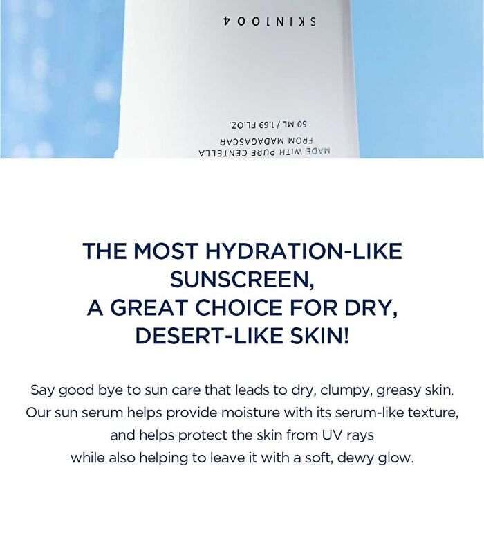 SKIN1004 Madagascar Centella Hyalu-Cica Water-Fit Sun Serum UV OTC Version - 50ml