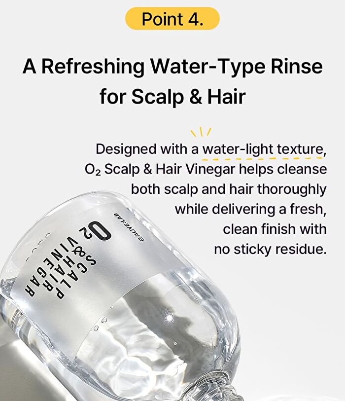O2 Scalp & Hair Vinegar - 300ml