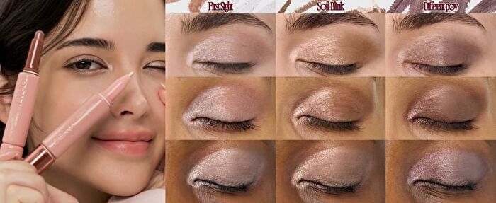 fwee Long-Lasting Dual Coloring Stick Eye Shadow - 5 Colors - #01 First Sight