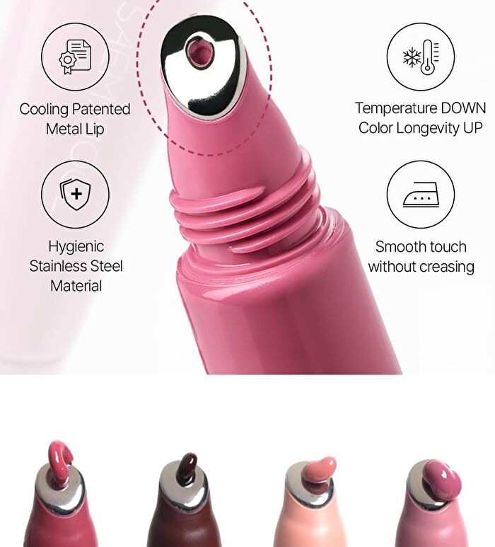 Jung Saem Mool Lip-Pression Metal Serum Gloss - 12 Colors - Core Drop