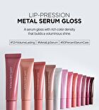 Jung Saem Mool Lip-Pression Metal Serum Gloss - 12 Colors - Tawny Peach