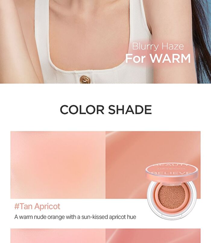 Jung Saem Mool Artist Cushion Blush Blur - 6 Colors - Perky Coral