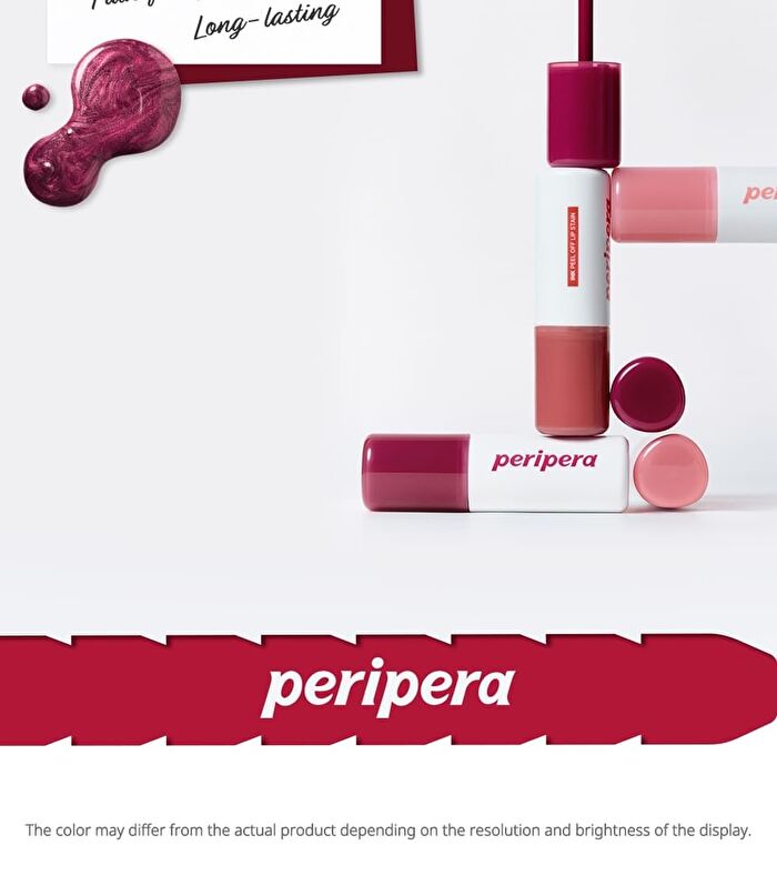 Ink Peel Off Lip Stain - 3 Colors - #01 Black Cherry