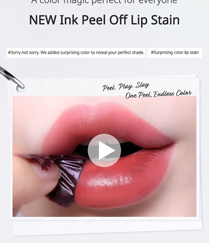 peripera Ink Peel Off Lip Stain - 3 Colors - #02 Dear Rose