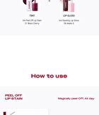 peripera Ink Peel Off Lip Stain - 3 Colors - #03 Peanut Rose