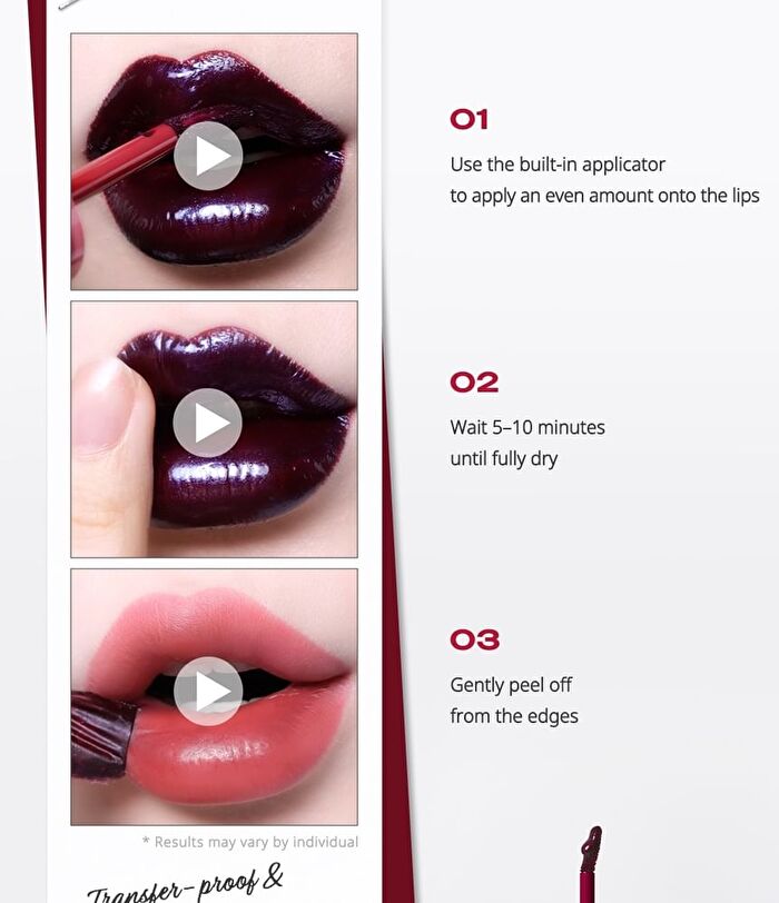 peripera Ink Peel Off Lip Stain - 3 Colors - #03 Peanut Rose