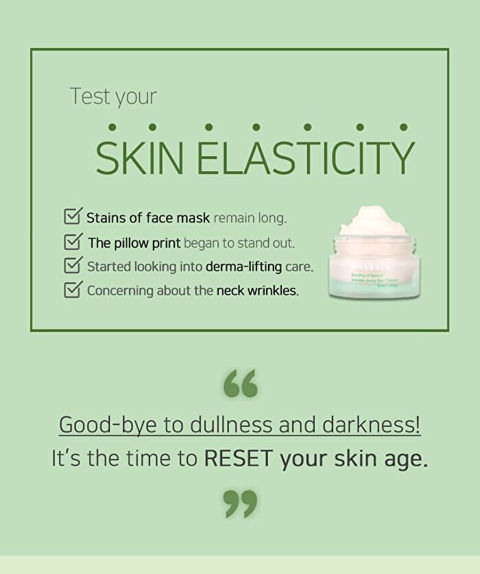 Hayejin Blessing of Sprout Wrinkle-away Eye Cream - 35ml
