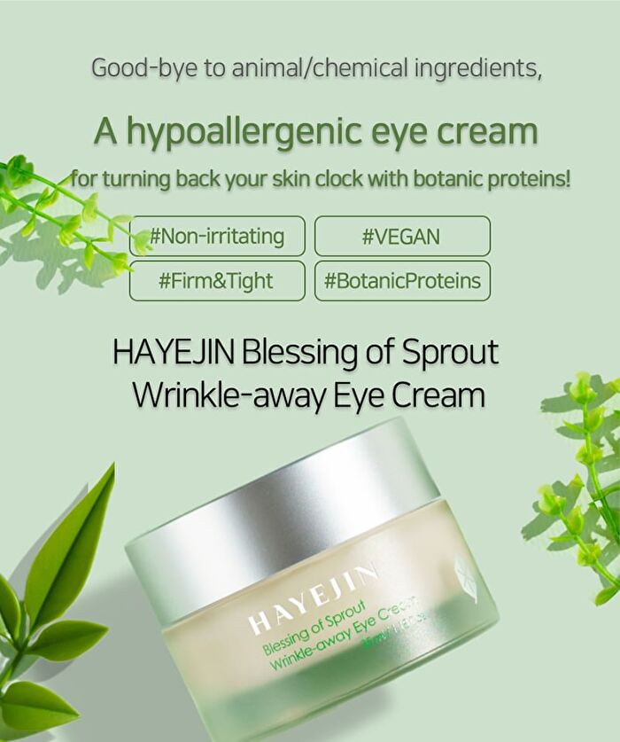 Hayejin Blessing of Sprout Wrinkle-away Eye Cream - 35ml