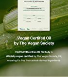 Hayejin Rice Bran Oil for Body - 200ml