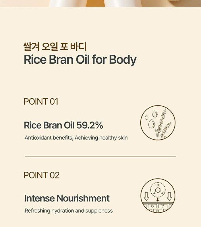 Hayejin Rice Bran Oil for Body - 200ml