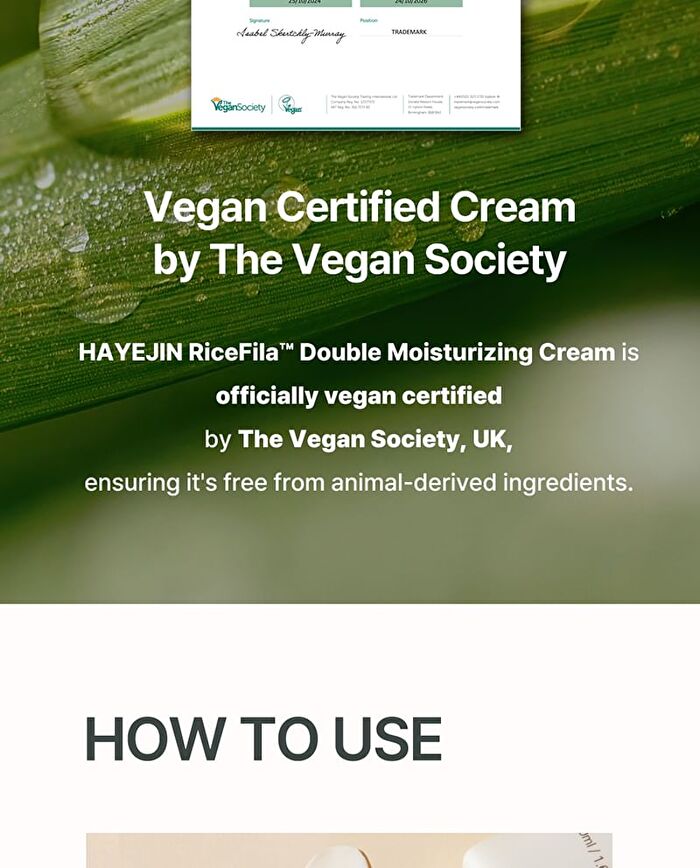 Hayejin RiceFila Double Moisturizing Cream - 50ml