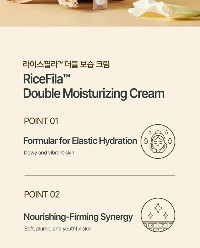 Hayejin RiceFila Double Moisturizing Cream - 50ml