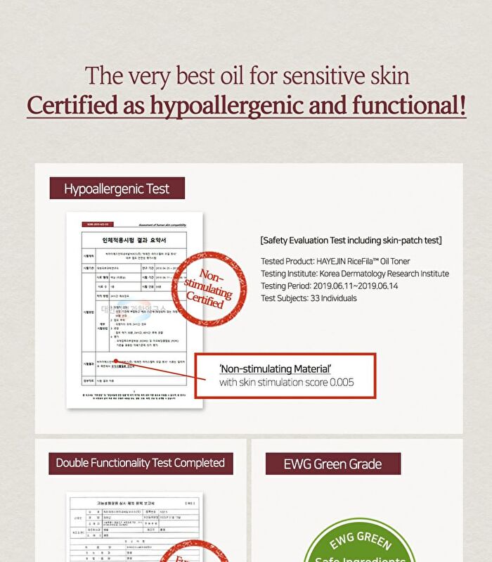 Hayejin RiceFila Oil Toner - 150ml