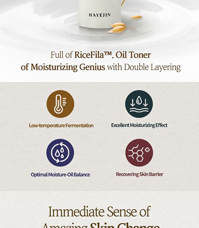 Hayejin RiceFila Oil Toner - 150ml