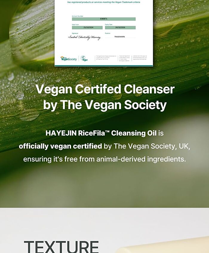 Hayejin RiceFila Cleansing Oil - 200ml