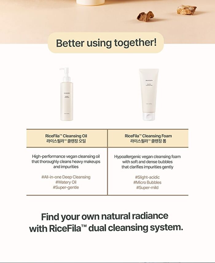 Hayejin RiceFila Cleansing Foam - 100ml