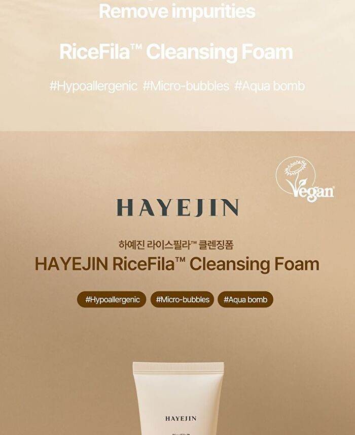 Hayejin RiceFila Cleansing Foam - 100ml