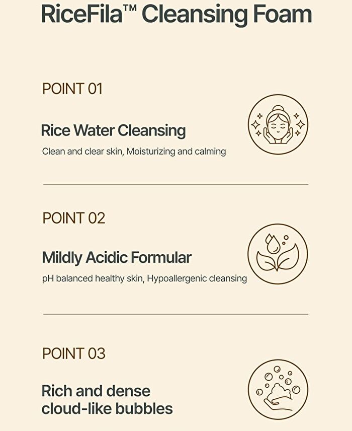 Hayejin RiceFila Cleansing Foam - 100ml
