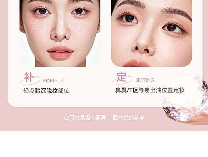 Floating Light Series Contouring & Highlighting Pressed Powder - 4 Colors - 01# Creamy White - 2.5g