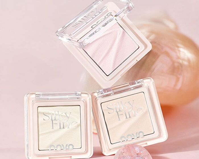 Floating Light Series Contouring & Highlighting Pressed Powder - 4 Colors - 01# Creamy White - 2.5g