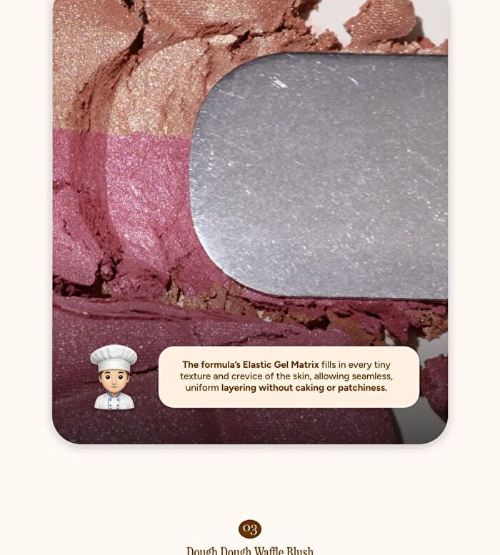 Dough Dough Waffle Blush - 4 Colors - No.1 Peachy Batter
