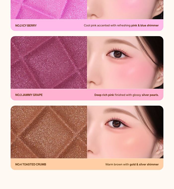 Dough Dough Waffle Blush - 4 Colors - No.4 Toasted Crumb