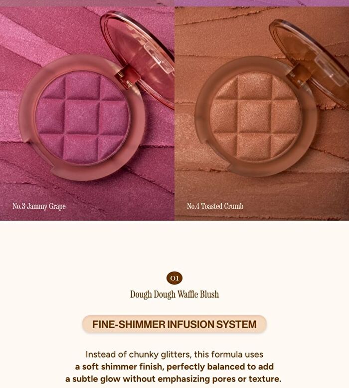 Dough Dough Waffle Blush - 4 Colors - No.4 Toasted Crumb