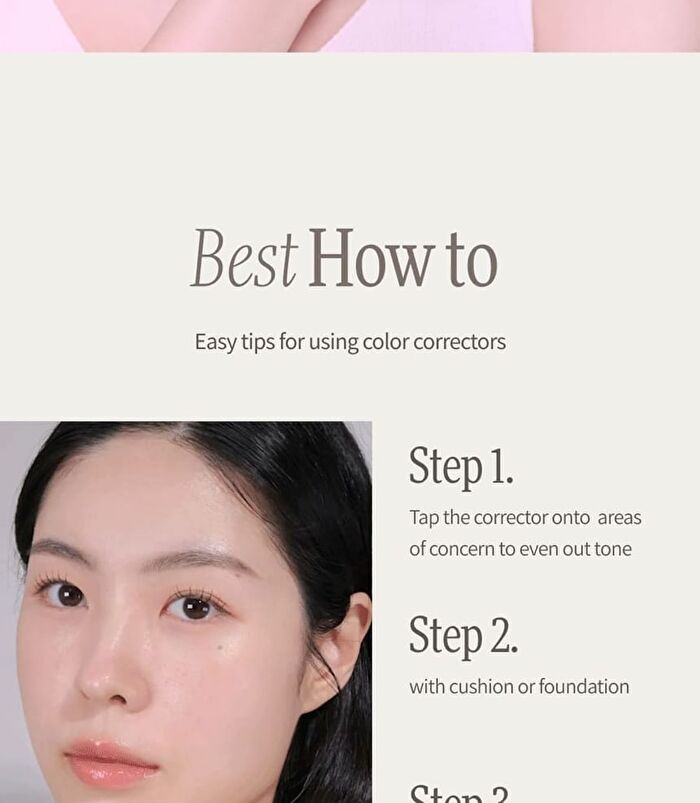 Wooncho Light-Veil Color Corrector - 3 Colors - #916 Peony Wooncho