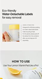 Lemon Sparkling Toner Pad - 70 pads
