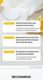 Lemon Sparkling Toner Pad - 70 pads